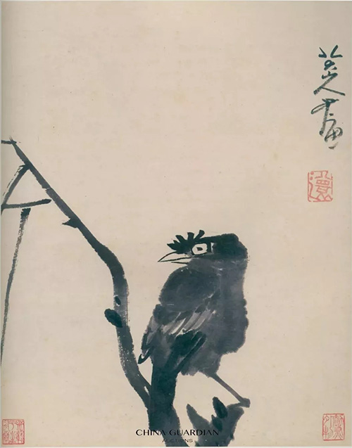 中國(guó)嘉德2018秋拍精品導(dǎo)覽 | 劫灰外物，逸氣橫生——泰山殘石樓舊藏朱耷《墨鴨圖》