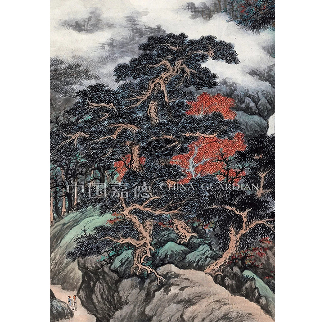 中國嘉德2019春拍精品導覽 | “南畫正脈”與吳湖帆《董北苑秋嶺橫云》