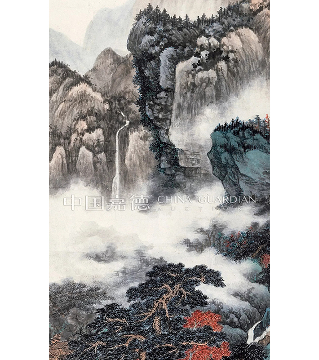 中國嘉德2019春拍精品導覽 | “南畫正脈”與吳湖帆《董北苑秋嶺橫云》