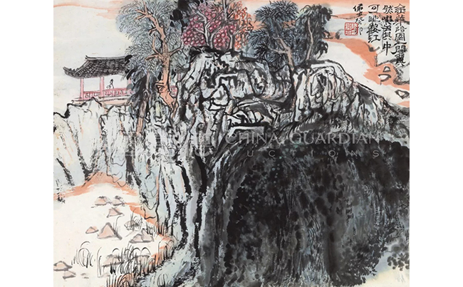 中國嘉德2019春拍精品導(dǎo)覽 | 氤氳沉郁，氣象萬千——陸儼少致劉旦宅《山水冊》
