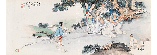 中國嘉德2019春拍精品導(dǎo)覽 | 五侯鯖 千腋裘——齊白石、張大千、黃賓虹等《壬午集畫卷》