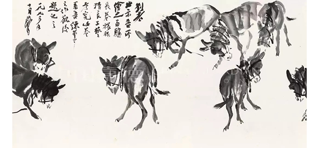 中國嘉德2019春拍精品導(dǎo)覽 | 嘯傲人間 任重道遠—黃胄《百驢圖》巨卷