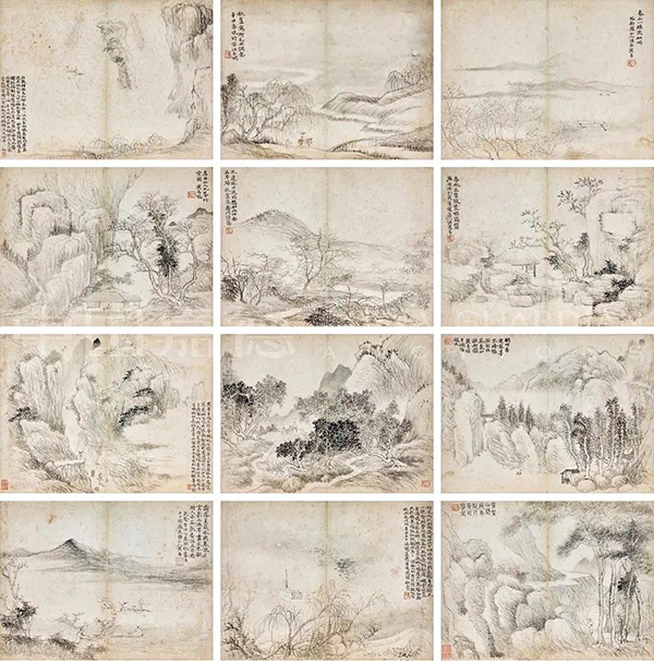 中國嘉德2019秋拍精品導(dǎo)覽 | 春山到秋山，一抹淡如煙——讀黃易仿古山水冊