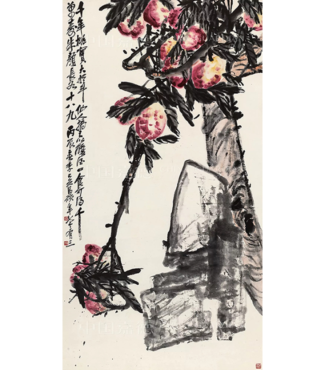 中國(guó)嘉德2019秋拍 |  金石書(shū)畫鑄千秋——吳昌碩的壽桃和山水