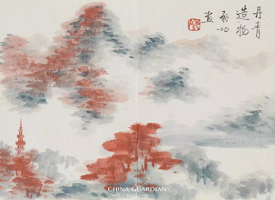 中國(guó)嘉德2018秋拍精品導(dǎo)覽 | 舉似賞音 丹青逸興——啟功先生《書畫秘冊(cè)》