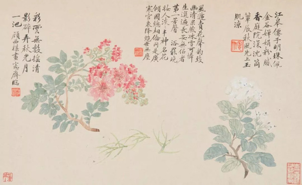 中國嘉德2018春拍精品導覽 | 潤聚金碧氣，清無沙土痕 ——吳大澂《山水》《花卉》冊